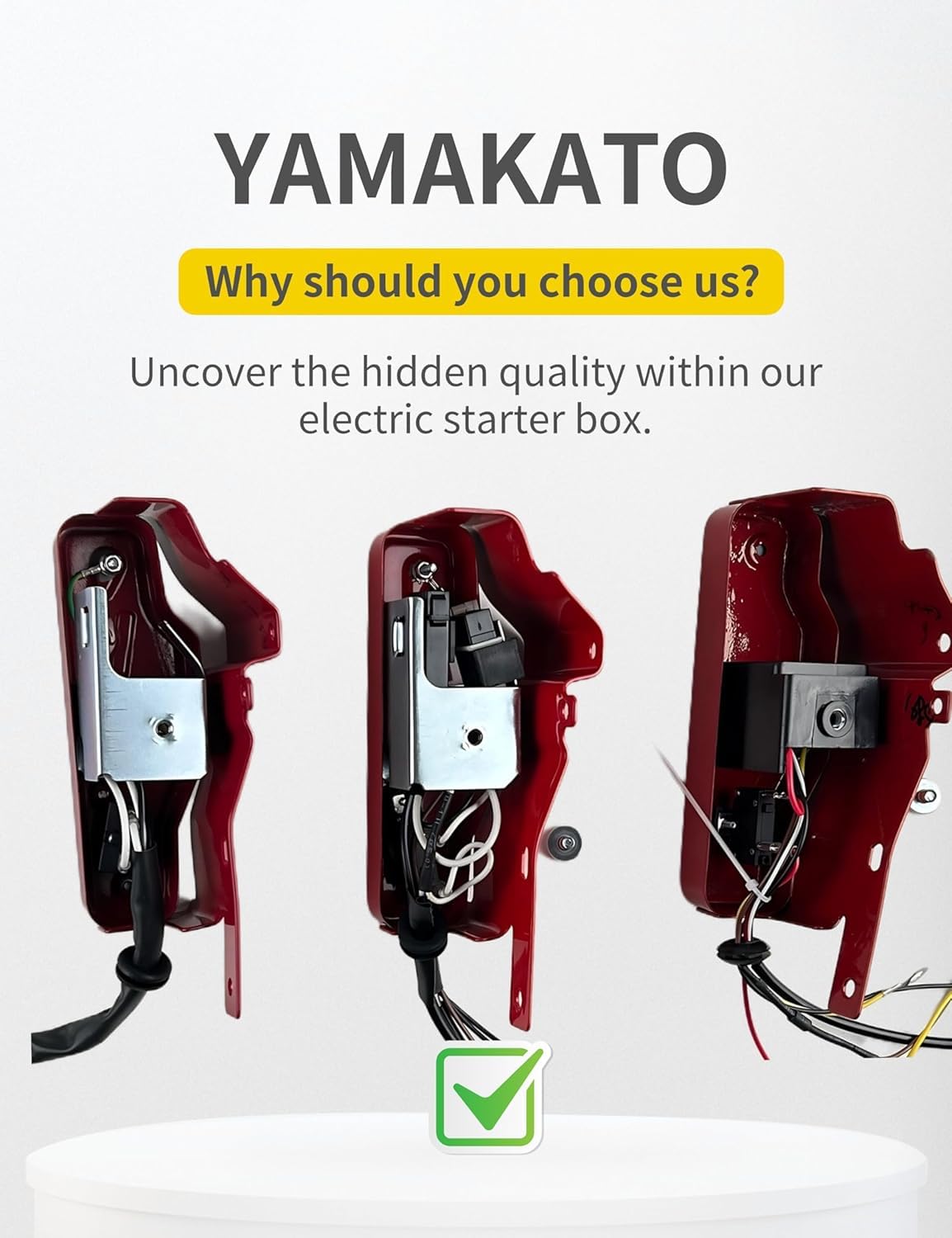YAMAKATO key switch box mounting holes view demonstrating correct bolt fit for secure install