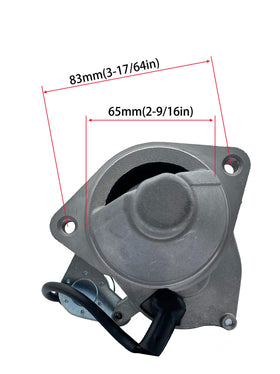 YAMAKATO starter mounted angle illustrating compact design and fit