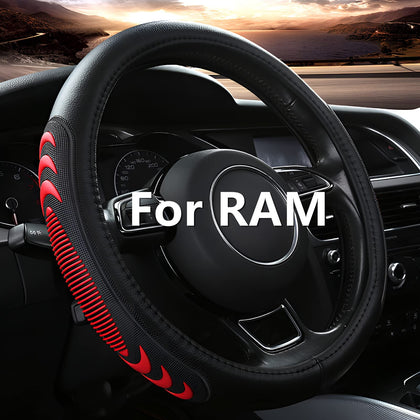 Yangday front view showing custom fit on Dodge Ram steering wheel for improved control