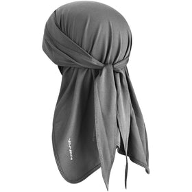 YANIKY front view bandana gray showing fit and coverage benefits