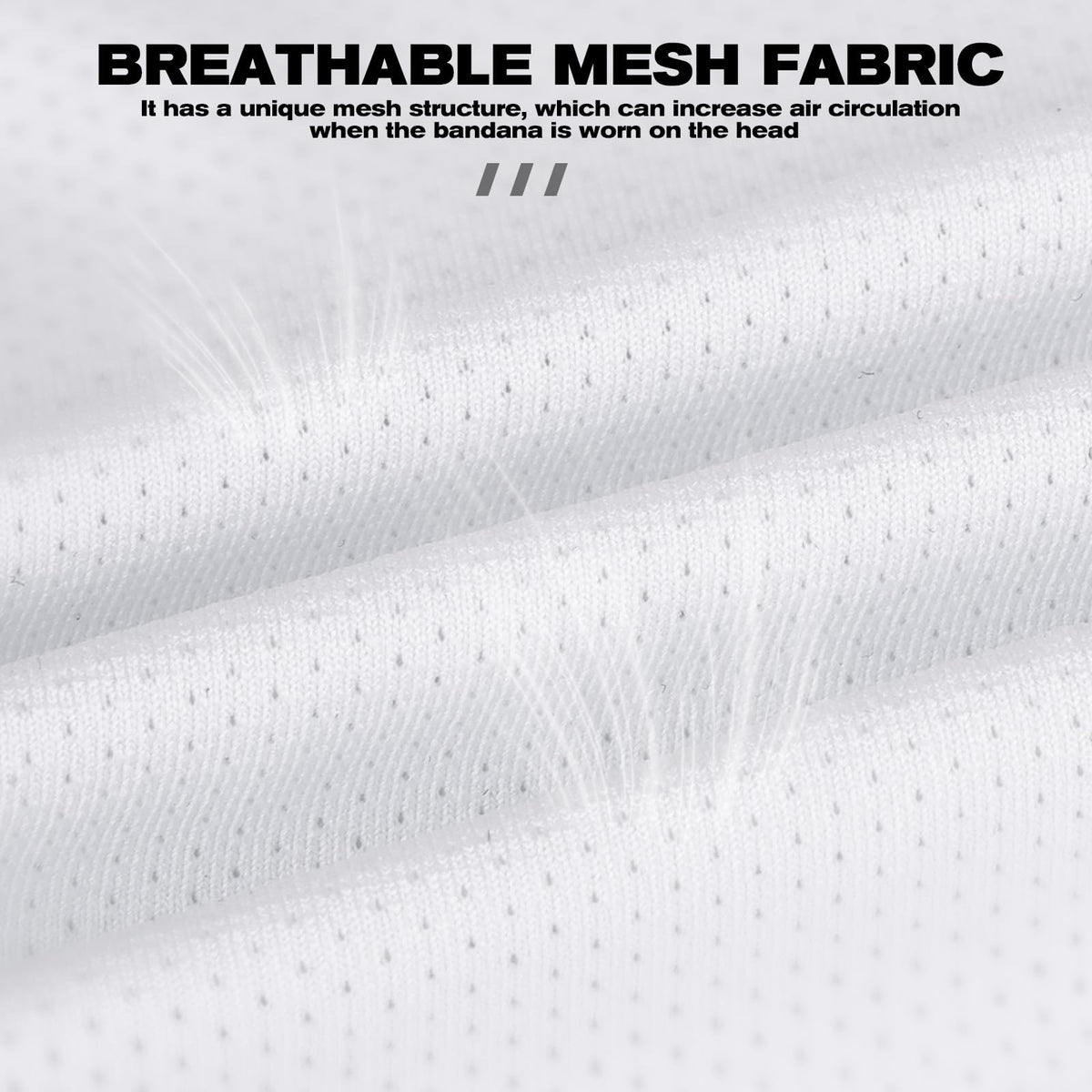 YANIKY mesh fabric close-up highlighting breathability and cooling benefit