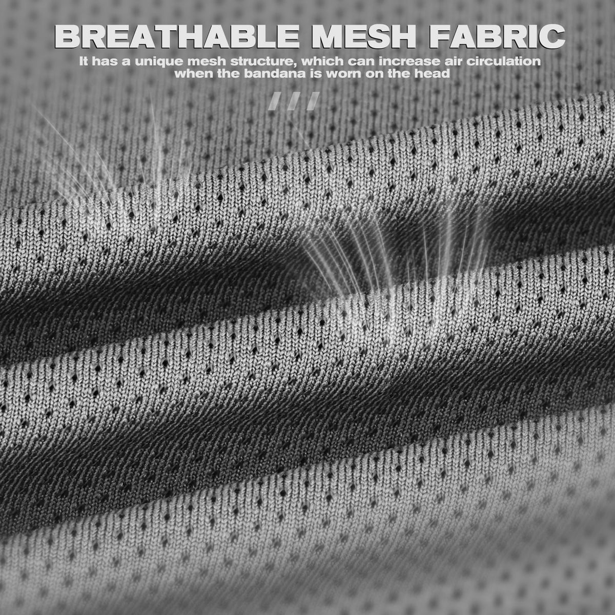 YANIKY mesh closeup texture highlighting breathability benefit
