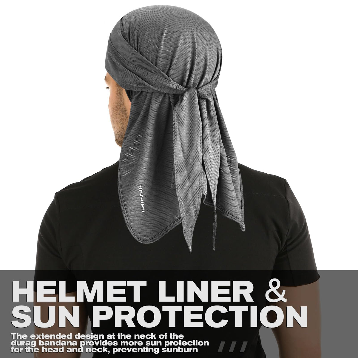 YANIKY worn under helmet demonstrating liner comfort benefit