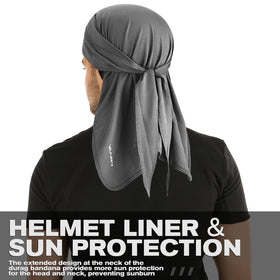 YANIKY worn under helmet demonstrating liner comfort benefit