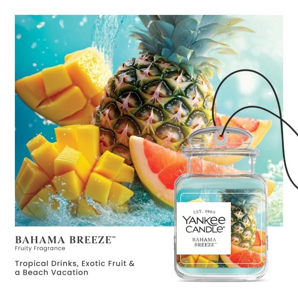 Yankee Candle fragrance insert detail illustrating long-lasting scent benefit