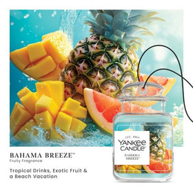 Yankee Candle fragrance insert detail illustrating long-lasting scent benefit