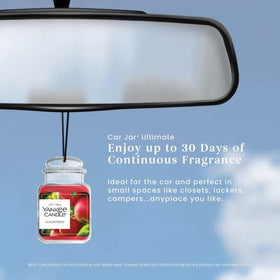 Yankee Candle Macintosh displayed in entryway adding crisp apple aroma to small spaces
