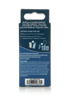 Yankee Candle refill close-up demonstrating cartridge detail and easy click-in benefit