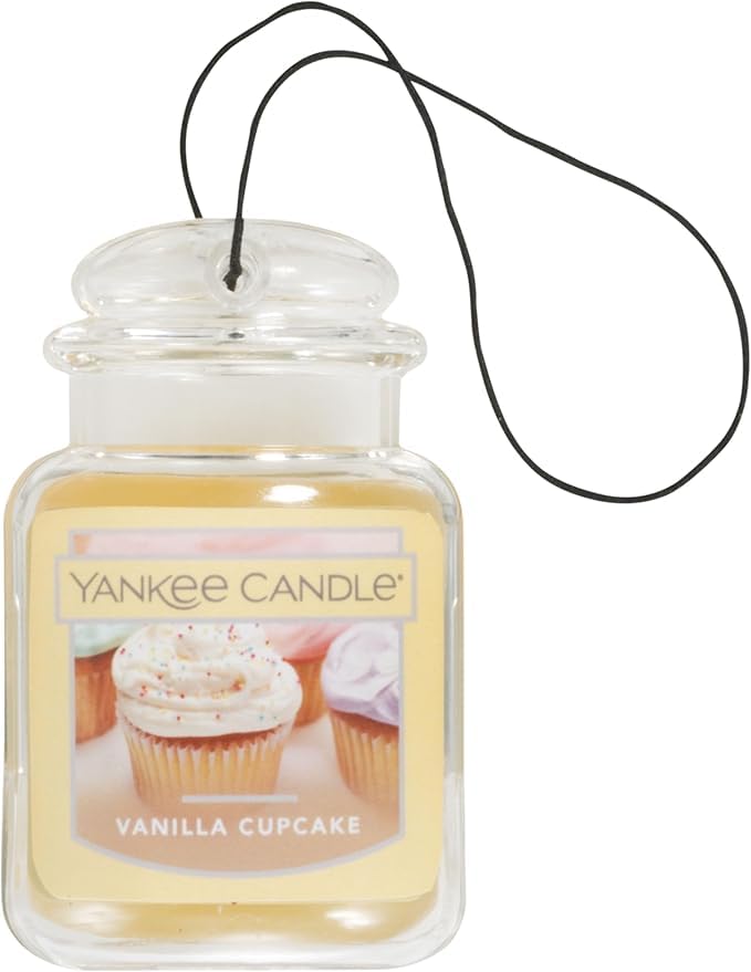 Yankee Candle close-up of fragrance insert highlighting texture and long-lasting scent