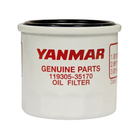 YANMAR oil filter installed in engine demonstrating proper service and reliability
