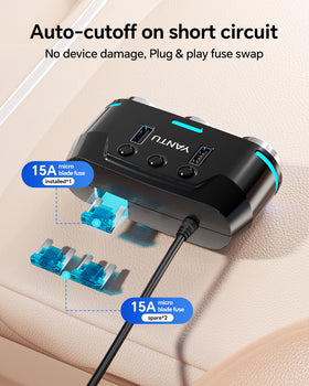 YANTU held in hand to show compact size and easy storage benefit