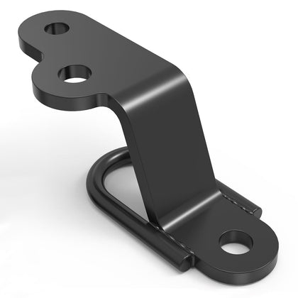 Yantuo front view of three-way hitch showing bolt-on design and powder coat protection