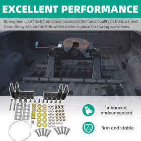 Yantuo lifestyle image of truck towing to show reliable performance