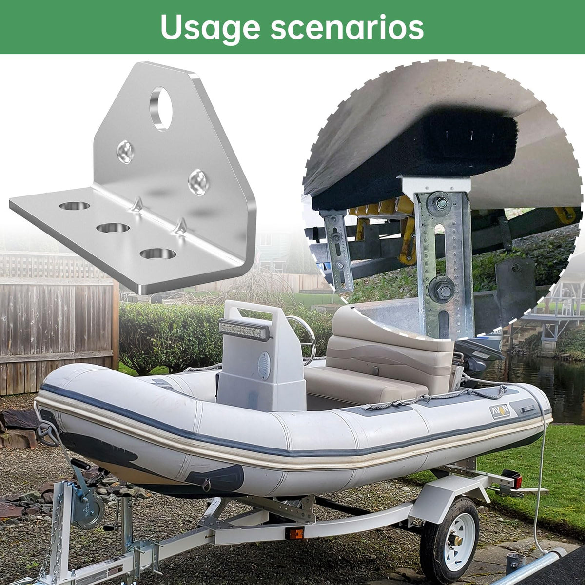 Yantuo mounted on trailer bunk demonstrating secure support during transport