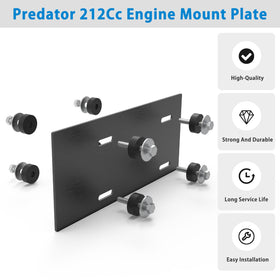 Yantuo plate slot and bolt pattern closeup enabling adjustable positioning