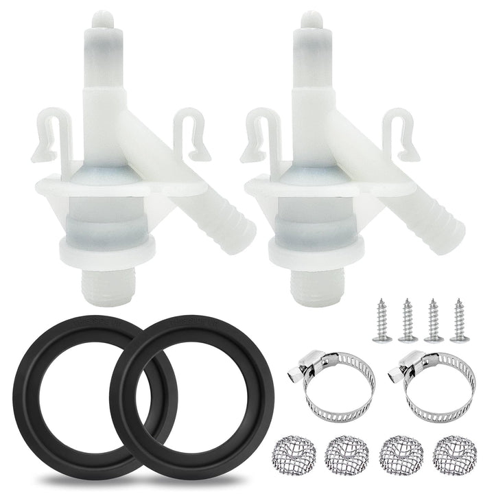 YAOAWE front packaging showing two 385311641 valve kits and benefits