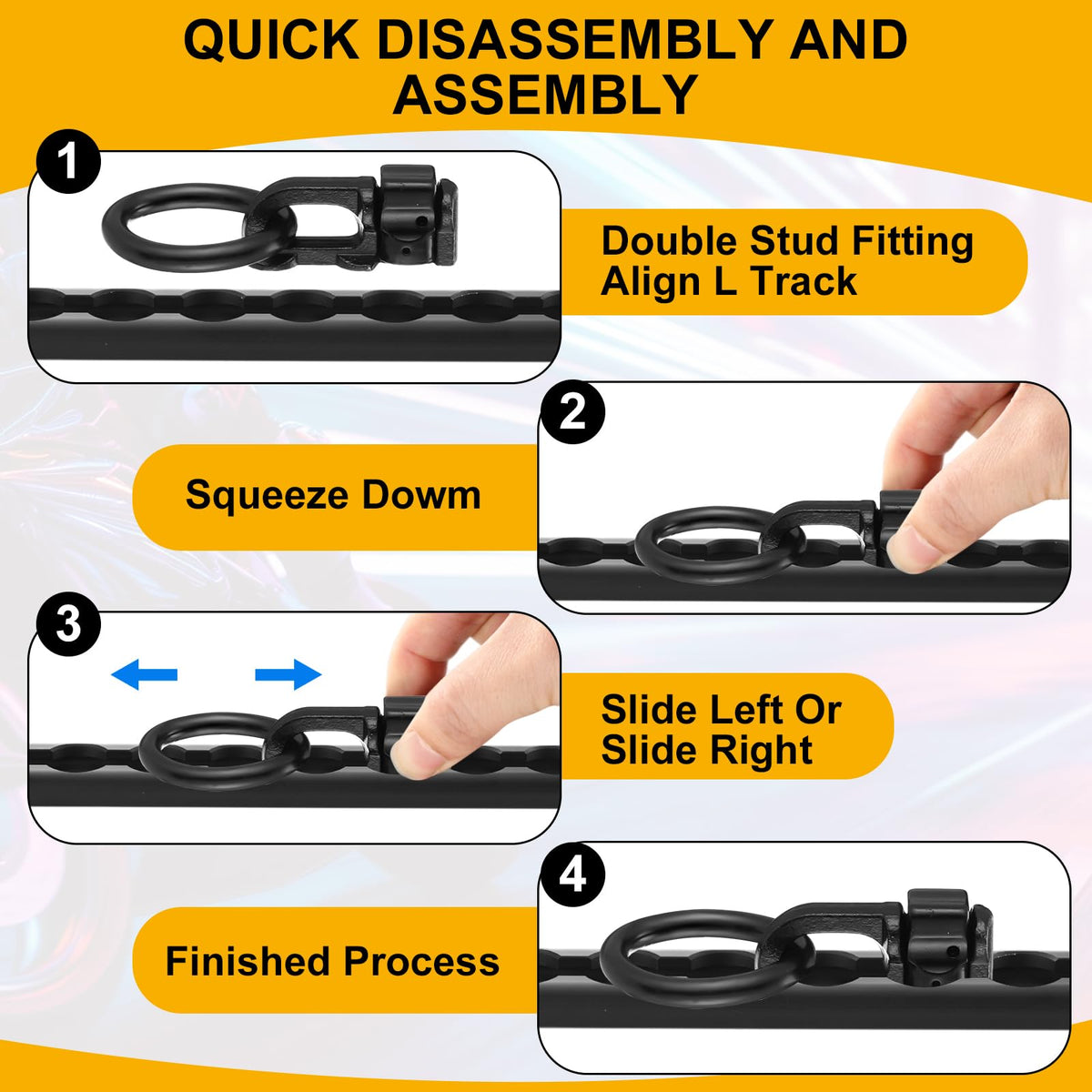 Yaocom size comparison in hand demonstrates compact, heavy-duty benefit