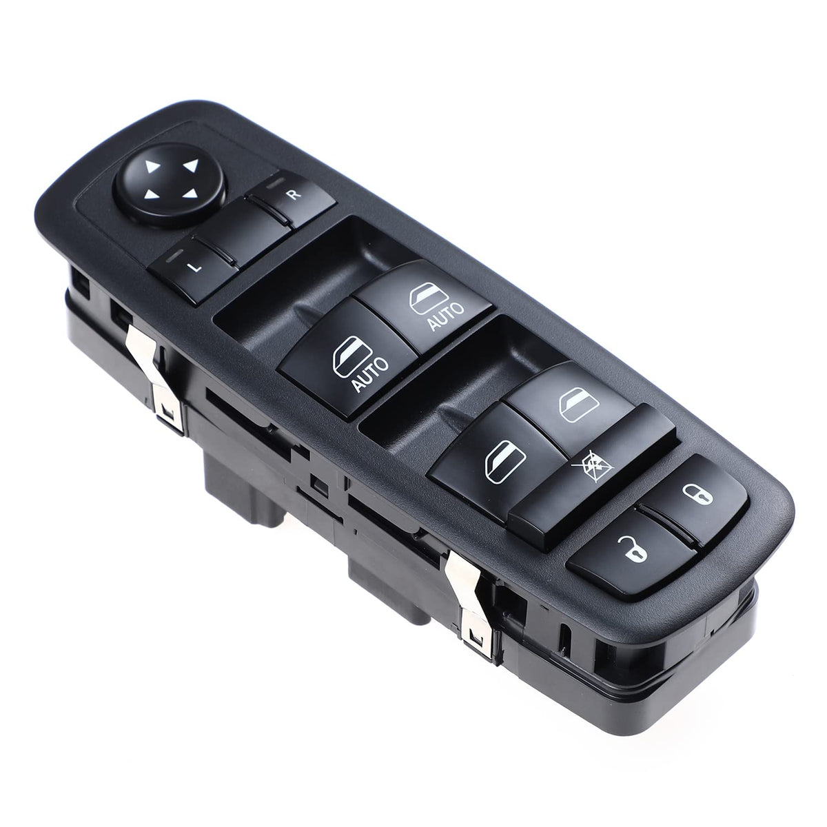 YAOPEI front view of master power window switch showing fit and finish benefit