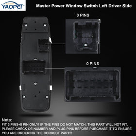 YAOPEI switch lit with blue illumination for improved nighttime visibility benefit