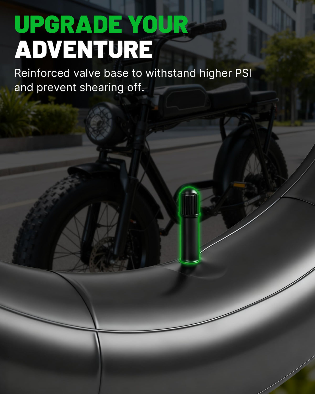 YAORISE tube installation step-by-step showing quick fit benefit for riders