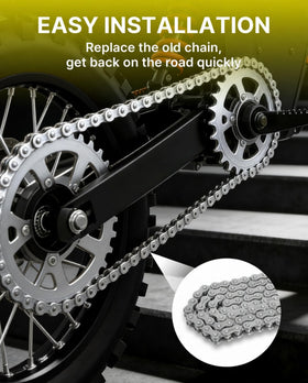 YAORISE chain with common tools illustrating easy DIY installation and maintenance
