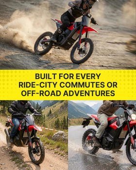 YAORISE on an off-road bike in nature showcasing reliable performance during trail rides