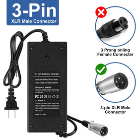 YAREMYEYE close-up of 3-pin XLR connector showing secure, compatible connection