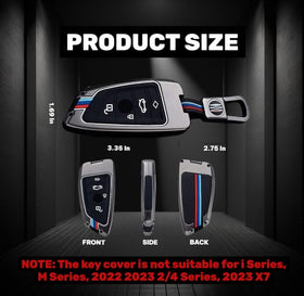 YAREY in-hand scale with BMW key, demonstrates size and premium hand-feel