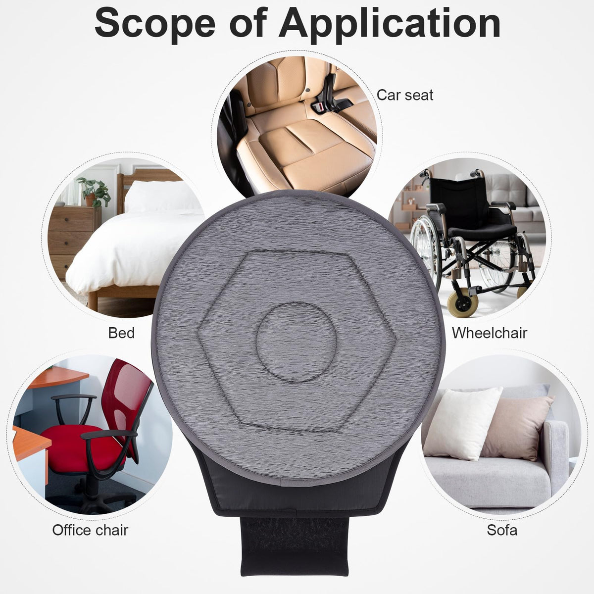 YARNOW fabric zoom showing breathable material for extended comfort