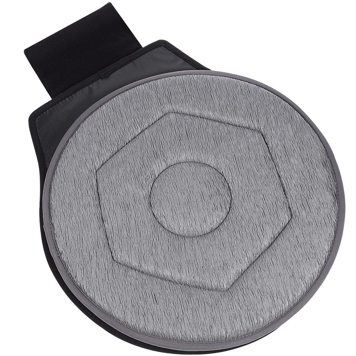 YARNOW front view of rotating seat pad showing clean design and stability