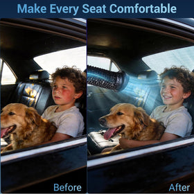 YATAOQINGJIE rear seat airflow in use cooling child seat and pet crate