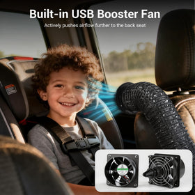 YATAOQINGJIE USB booster fan close-up increasing rear airflow efficiency