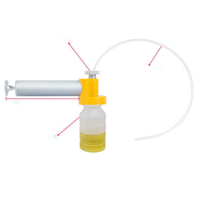 Yateks tubing connection and neck seal demonstrating secure fit benefit