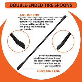 YATOINTO curved tip detail demonstrating rim-protecting shape and precise leverage