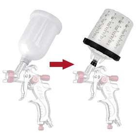 YAYODS hard cup graduated marks for accurate mixing and consistent ratios
