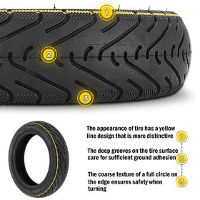 YBang tubeless valve and bead area close-up for easy inflation benefit