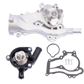 YBDDZH front assembly view showing complete pump and thermostat for accurate fit