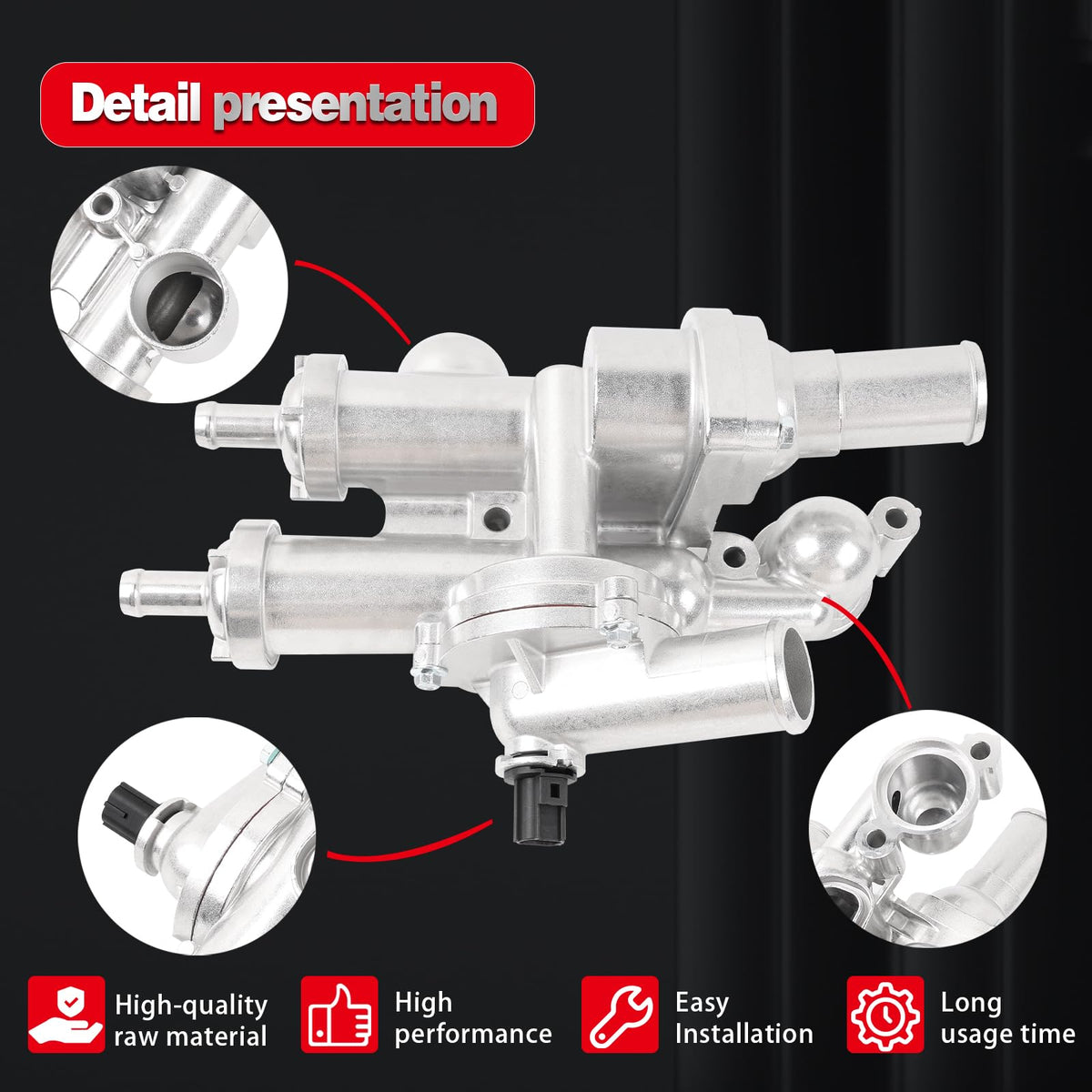 YBDDZH housing installed in engine bay demonstrating improved durability and leak resistance