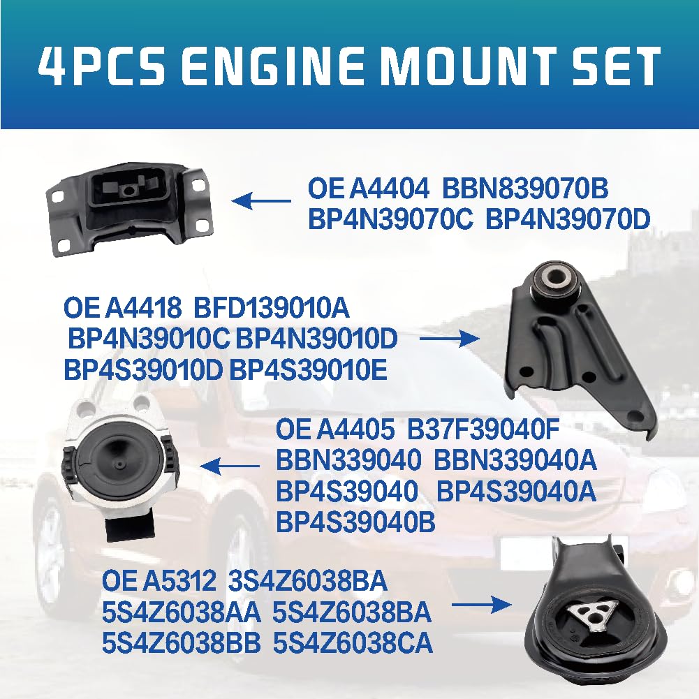 YBDDZH mount installed reducing engine movement for smoother driving