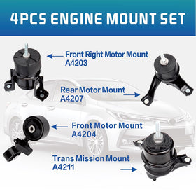 YBDDZH torque strut mount close view highlighting durable rubber bond