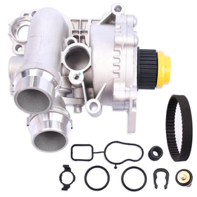 YBDDZH water pump front assembly showing clean casting and precise fit — ensures reliable replacement