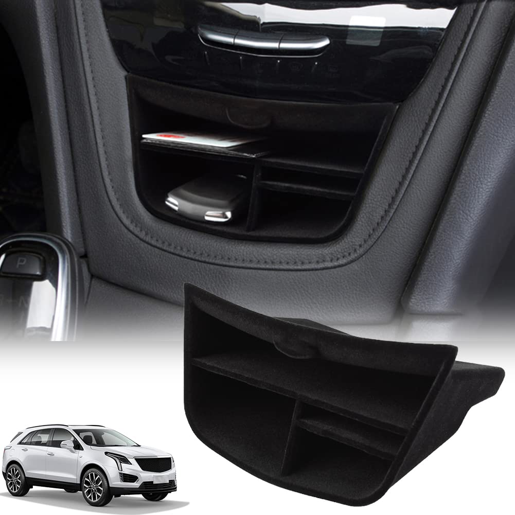 yboueo front view of console insert showing clean fit and organization benefit
