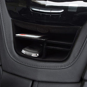yboueo lifestyle cabin shot showing organized console enhancing interior