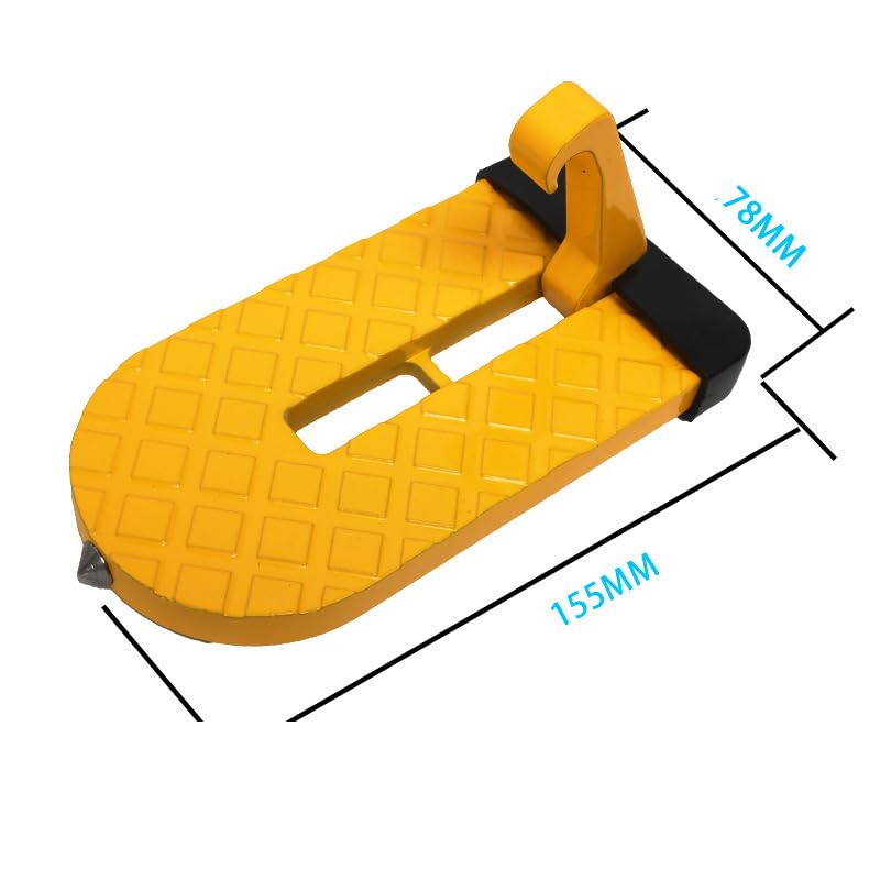 YCeru folded compact step stowed in trunk emphasizing portability and convenience