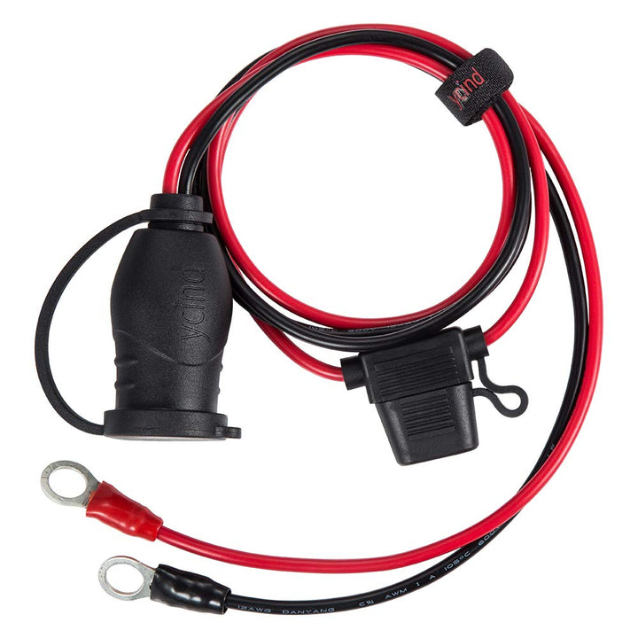 YCIND female cigarette lighter socket with cap showing durable build and dust protection