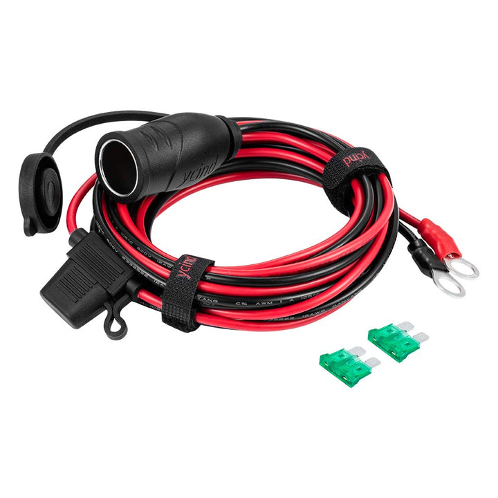 YCIND female socket front view with waterproof cap showing secure protection