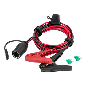 YCIND front view of cable and cigarette socket showing durable construction and safe power delivery