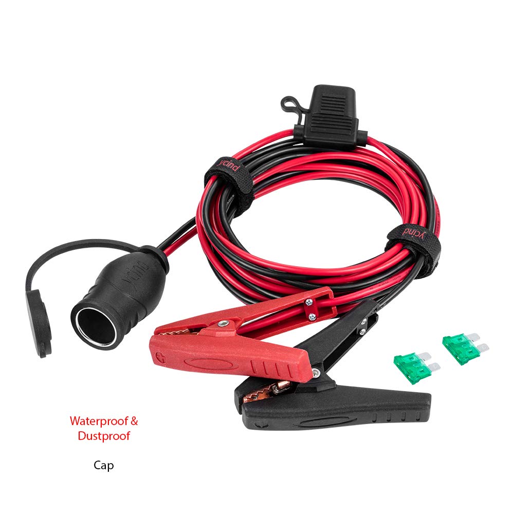 YCIND cable laid out with ruler showing 10ft length for flexible placement and reach