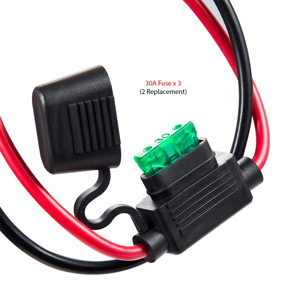 YCIND 12AWG cable jacket close-up showing durable heavy-duty construction