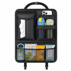 Ycpasta front view organizer showing five pockets and tidy storage benefit
